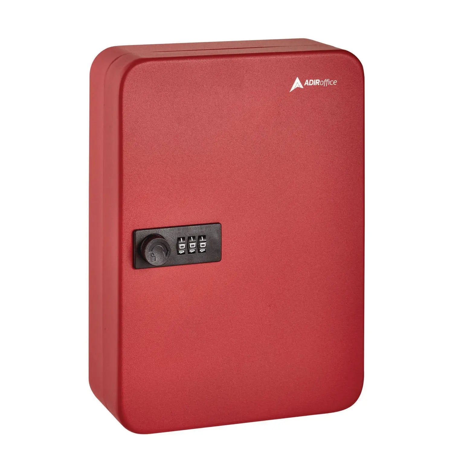 Steel Heavy-Duty Key Cabinet with Combination Lock, 48-Key, 7.1 x 3 x 10, Stainless Steel 304, Red