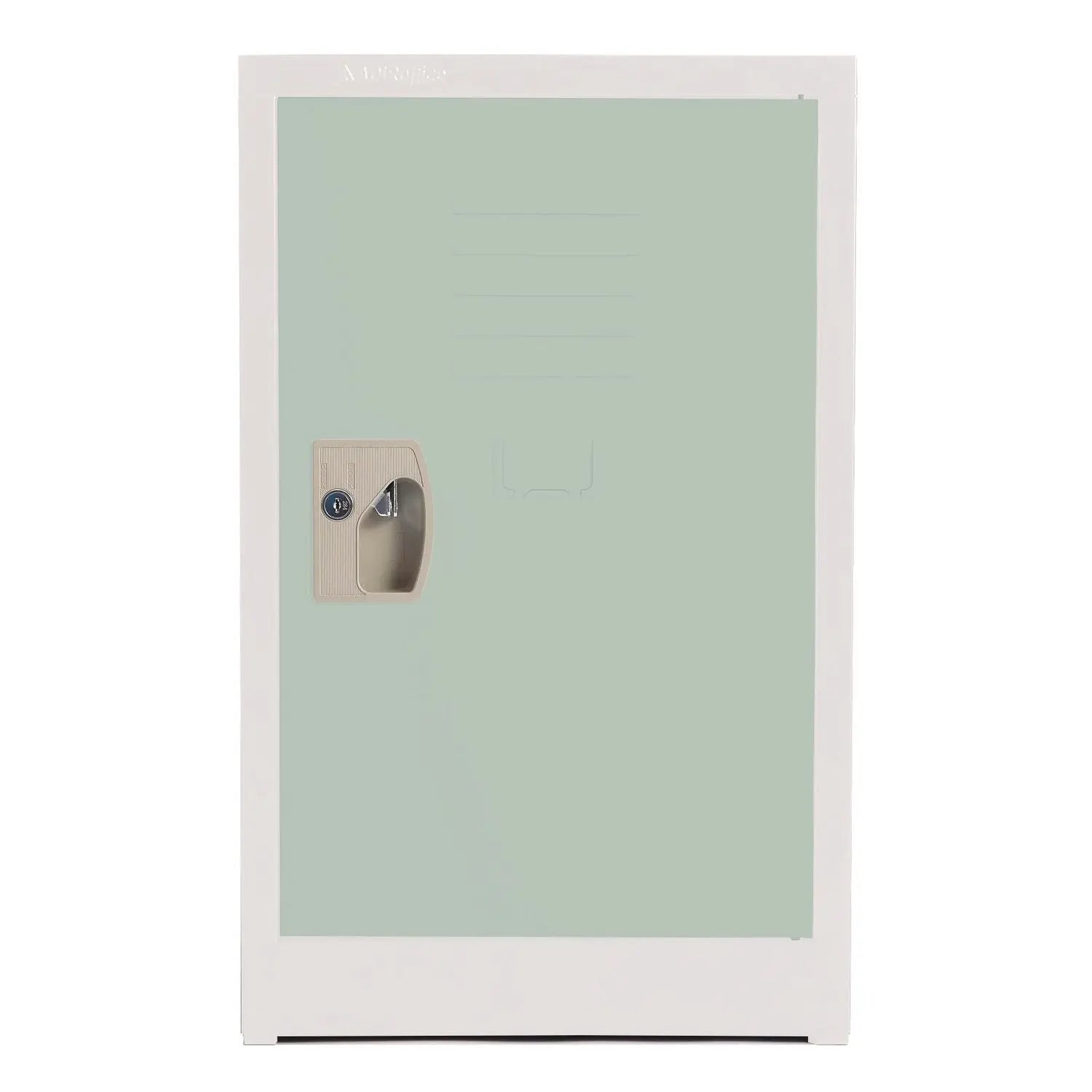 Steel Storage Locker, 1 Compartment, 15 x 15 x 24, Misty Green