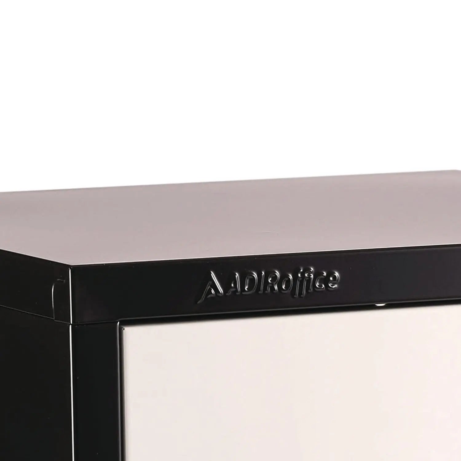 Steel Storage Locker, 3 Compartment, 12 x 12 x 72, Black Body/White Doors AdirOffice Flipcost