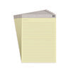 TRU RED™ Notepads, Narrow Rule, 50 Canary Yellow 8.5 x 11.75 Sheets, 6/Pack