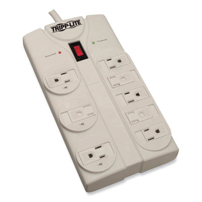 Tripp Lite Protect It! Surge Protector with 8 Outlets, 25 ft Cord, 1,440 J, Light Gray Flipcost Flipcost